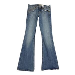 2000s Mudd Junior Womens Size 3 Low Waist Flare Jeans Y2K
